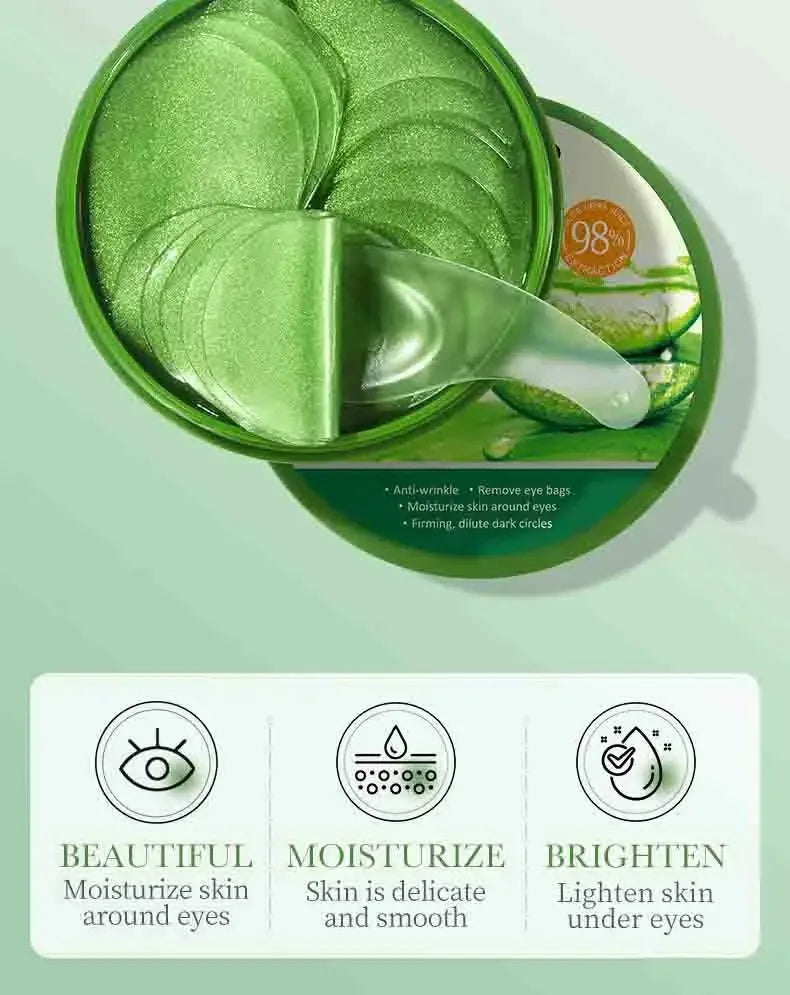 Masque pour les yeux au collagène anti-taches, 60 pièces, produit de soins pour la peau, hydratant, anti-déformable
