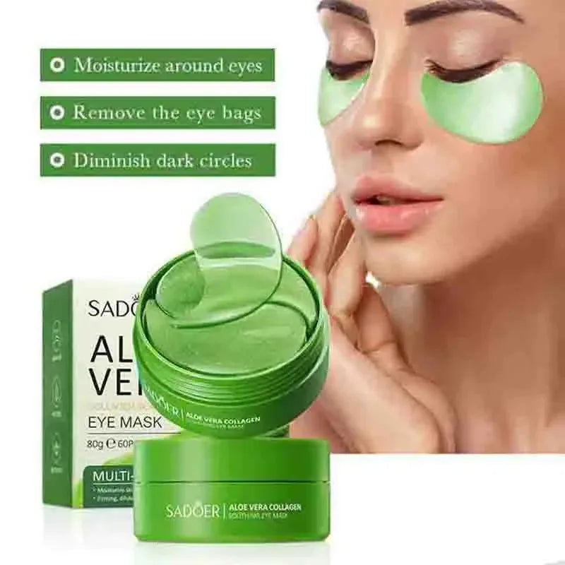 Masque pour les yeux au collagène anti-taches, 60 pièces, produit de soins pour la peau, hydratant, anti-déformable